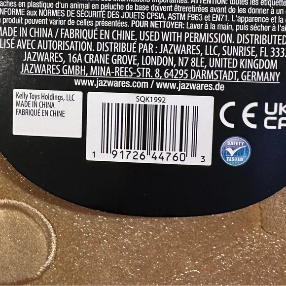 Squishmallows 16 in Golden Hans the Hedgehog with Select Series tag 1 of 3,000 - Picture 4 of 5